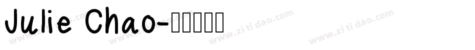 Julie Chao字体转换